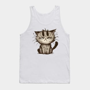 Annoyed Cat Tank Top